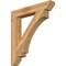 Ekena Millwork Imperial Slat Rough Sawn Bracket, Western Red Cedar, 6"W x 40"D x 44"H BKT06X40X44IMP06RWR - alternate 1